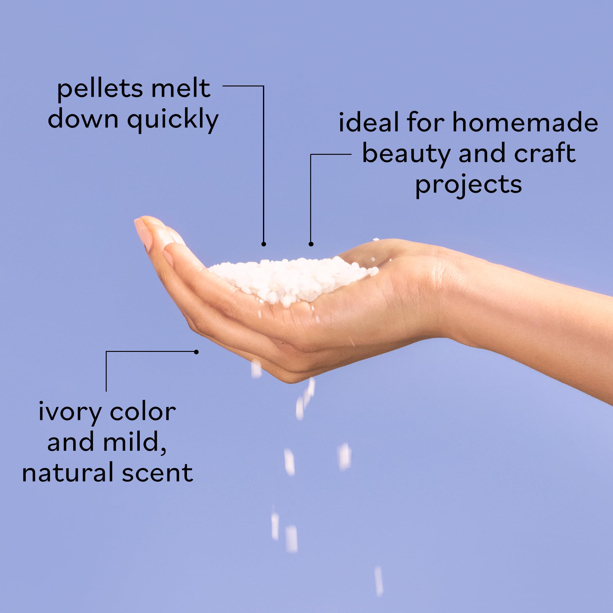 Sky Organics - Organic White Beeswax - DIY Home Essentials - Beauty, Skin Care, & Crafts - Candle Making Supplies - Make Lip Balm, Candles, Soap, Lotion, Cream, Body Butter - Mild Natural Scent, 16oz