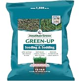 Jonathan Green (11540) Green-Up Lawn Food for Seeding &amp; Sodding - 12-18-8 Grass Fertilizer (1,500 Sq. Ft.)