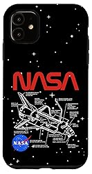 iPhone 11 NASA Space Shuttle Schematic Logo Case