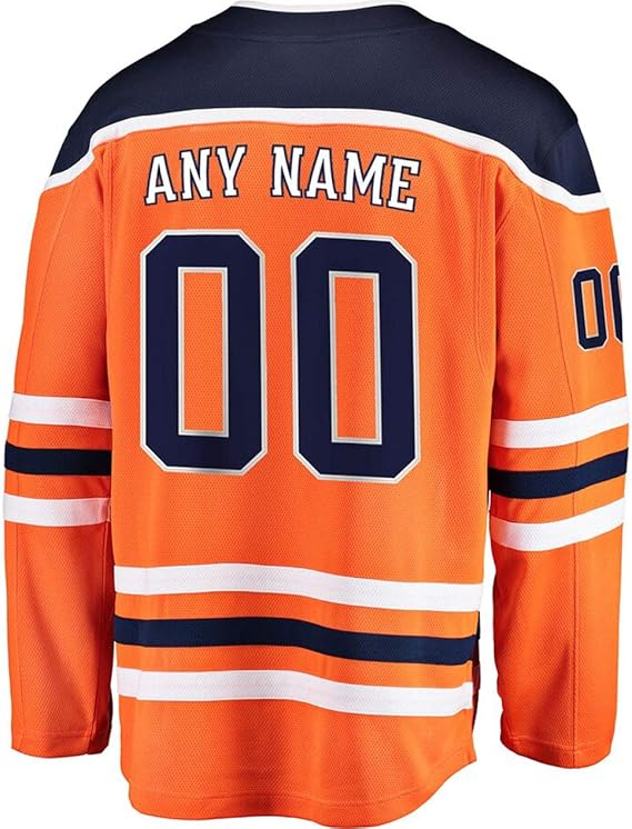 Custom Youth Edmonton Oilers Hockey Jersey Imprinted