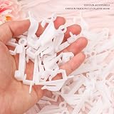 Gadget Planet 80pcs DECORAIL Curtain Track Glider Hooks White view 4
