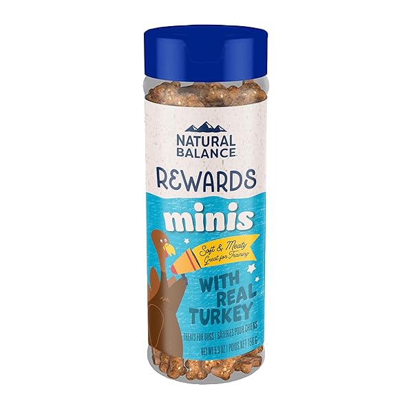 NATURAL BALANCE LIMITED INGREDIENT MINI-REWARDS TURKEY GRAIN-FREE DOG...