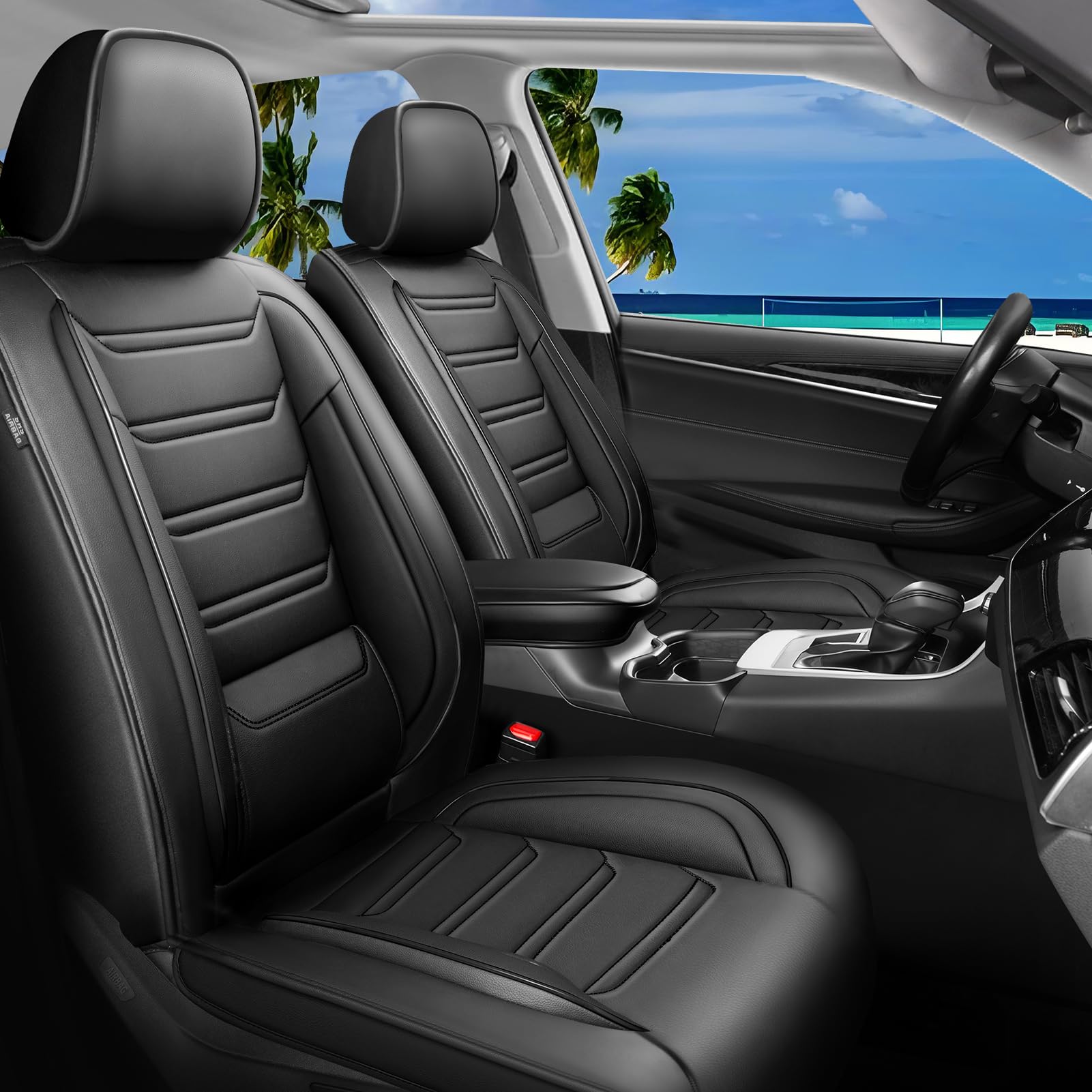 Photo 1 of ***Need to be clean****
FiveFox Fit 4Runner Car Seat Covers (Only for 5 Seats Version) for Select Toyota 4Runner 2025-2026 - Full Coverage Leather, Waterproof & All Weather Seat Cushion Protector, Black