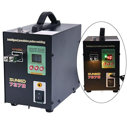 Handhold YaeCCC 737B Battery Spot Welder with Pulse Display 1.5 kw 0.2 mm - - Amazon.com