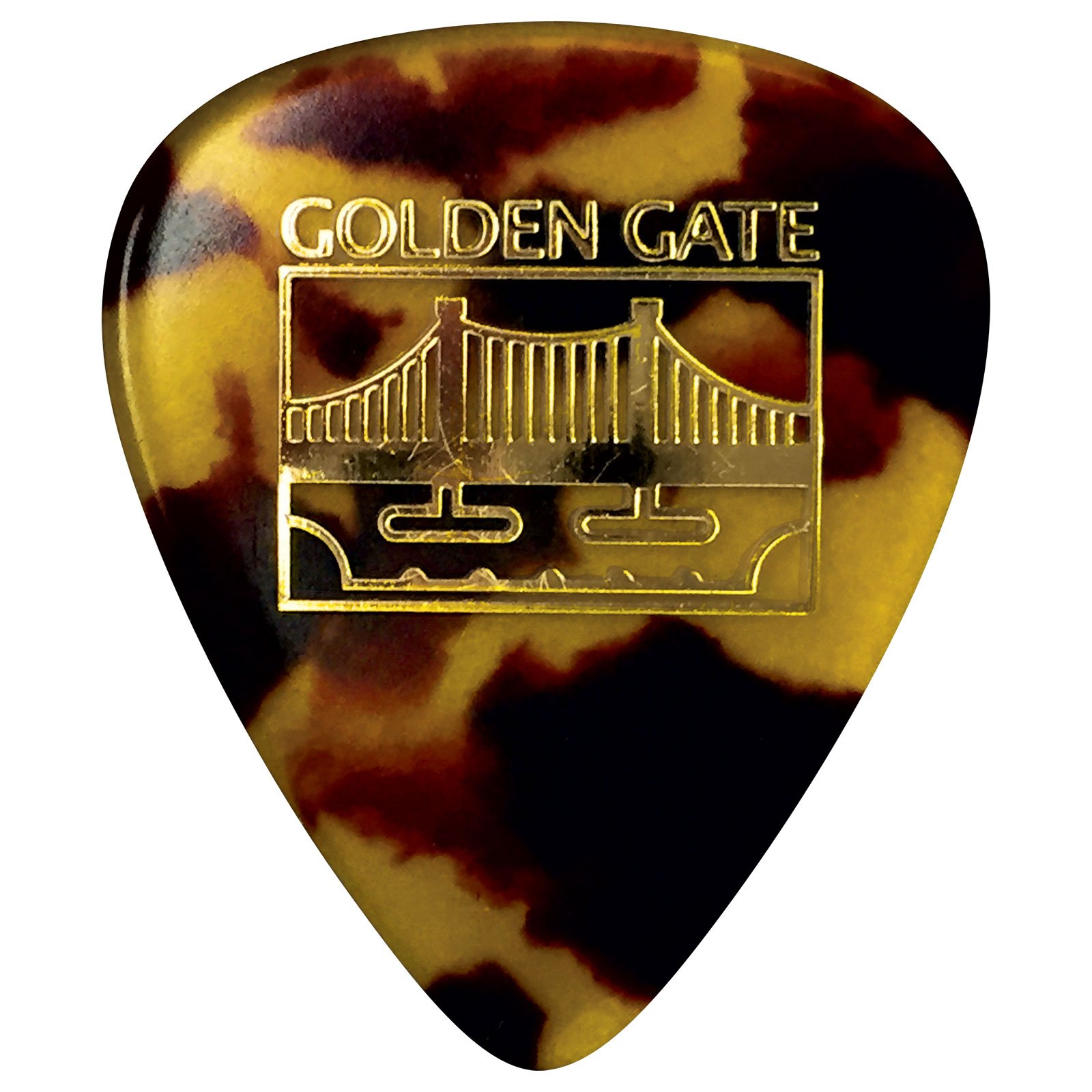 Golden Gate MP-14 Deluxe Tortoise Style Flat Pick, Sideman 12-Piece