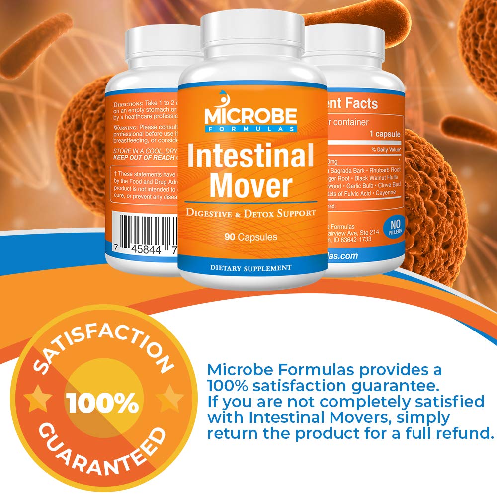 Microbe Formulas Constipation Relief Intestinal Mover 90 Capsules