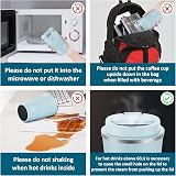 CS COSDDI Travel Mug 380ml Insulated Leak Proof Lid Stainless Steel view 6