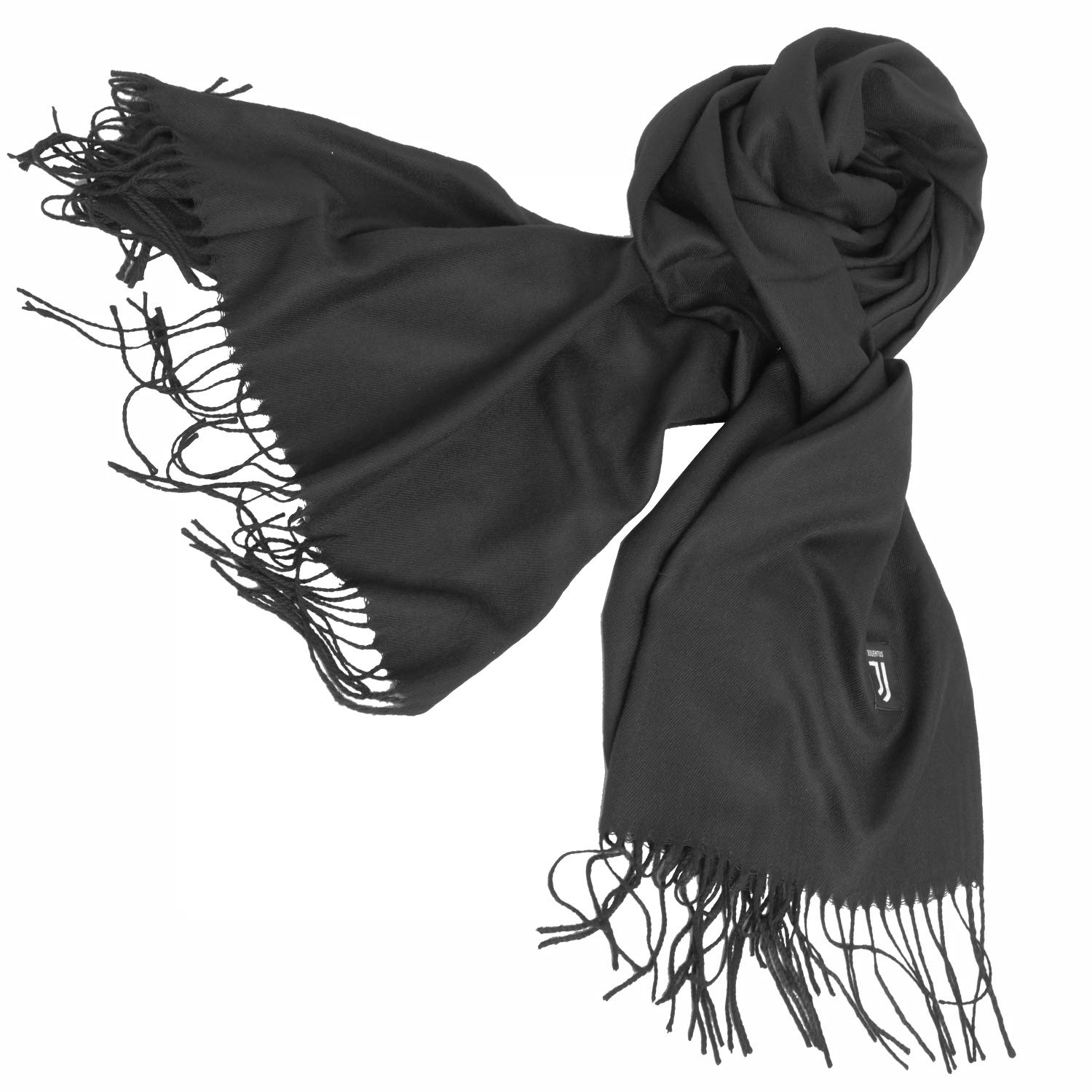 JUVIR|#JUVENTUS FC No Gender Pashmina Hd Plain, Black, XL