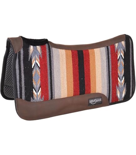 Saddle Pad English WEAVER Contoured Wool Blend Felt Saddle Pad