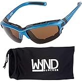 WYND Blocker Polarized Motorcycle Riding Sunglasses Sports Wrap Glasses