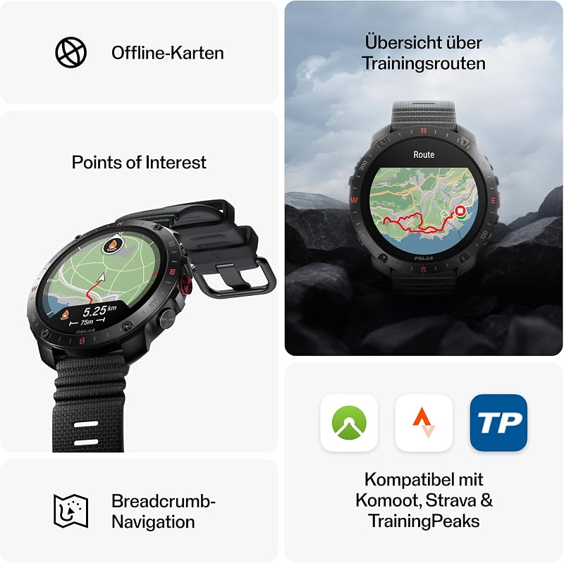 Grit X2 Pro Outdoor GPS Horloge Saffierglas