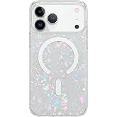 Tuqeata Translucent case for iPhone 17 Pro Max, Compatible with MagSafe | Aesthetic Iridescent Pearl Shell Design for Women Girls | N52 Strong Magnetic, Slim, Anti-Yellow, Raised Camera Protection
