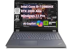BASRDIS NewLenovo ThinkPad P16 Gen 2 Mobile Workstation (16" FHD+ IPS, Anti-Glare, Intel i9-13980HX 24Core, 64GB RAM 2TB SSD, NVIDI.A RTX 2000 Ada 8GB) Laptop for Engineer, Designer, Architect, Win 11 Pro