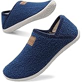Spesoul Fuzzy House Slippers for Women Men Indoor Closed Back Lightweight Cozy Faux Furry Lining Barefoot House Shoes Slipper Socks for Bedroom Home Office Yoga Outdoor Walking Shoes