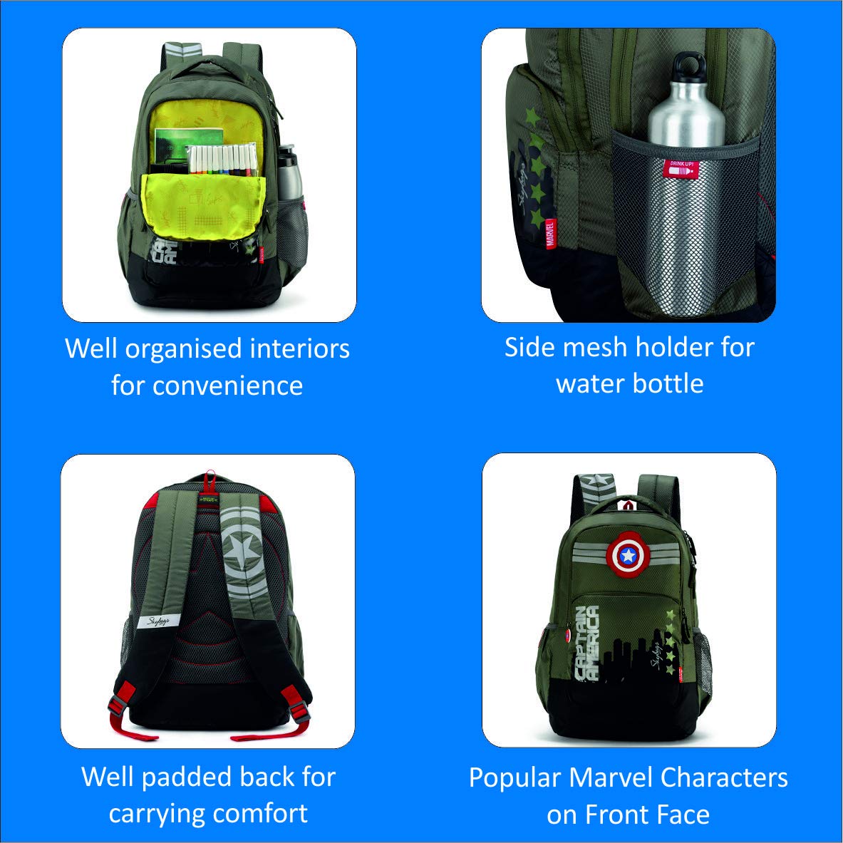 skybags sb marvel plus
