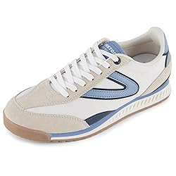 TRETORN Women's Rawlins Elite Sneakers, White/Blue, 6