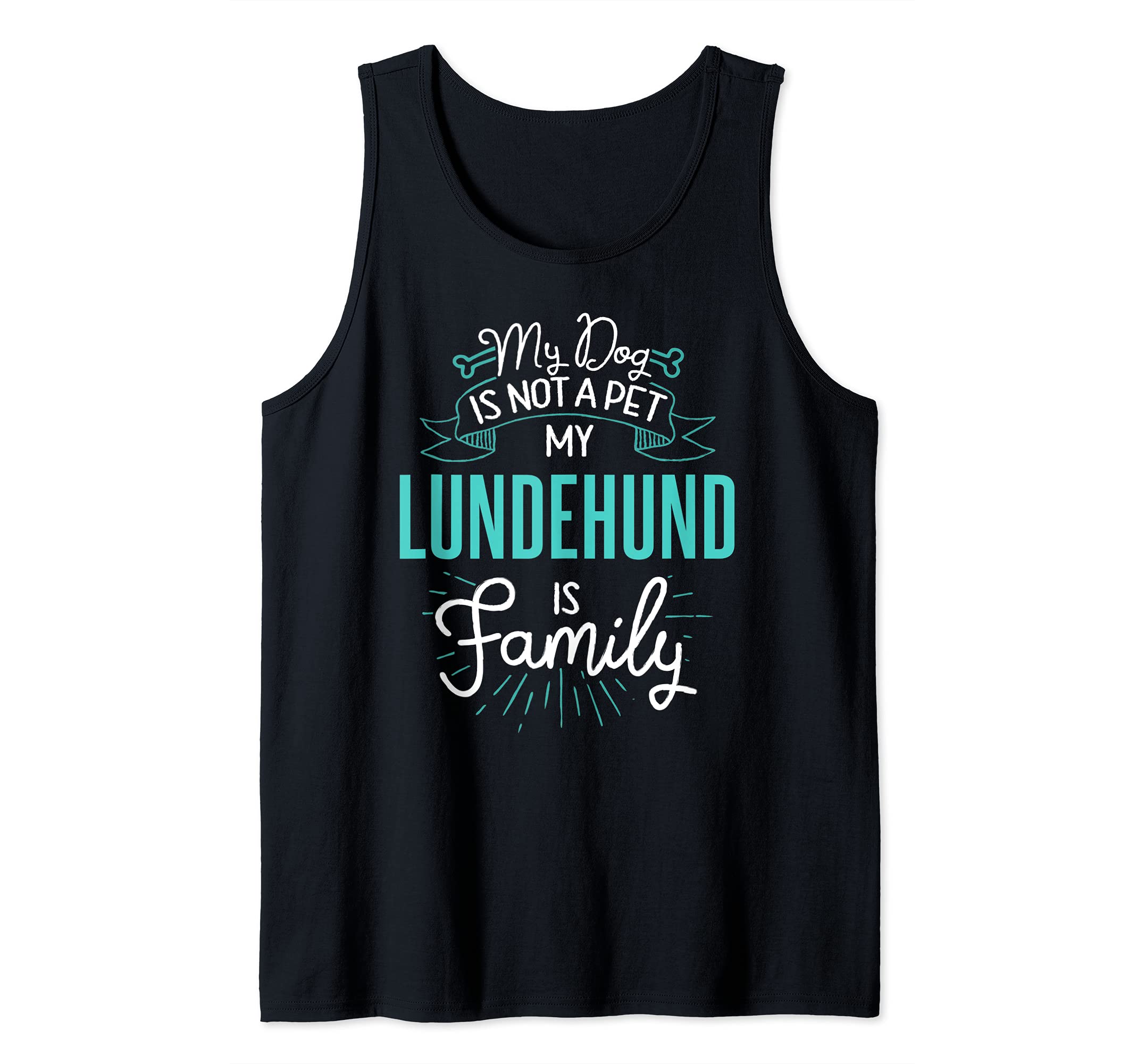 Cute Lundehund Design Family Dog Giftn Tank Top