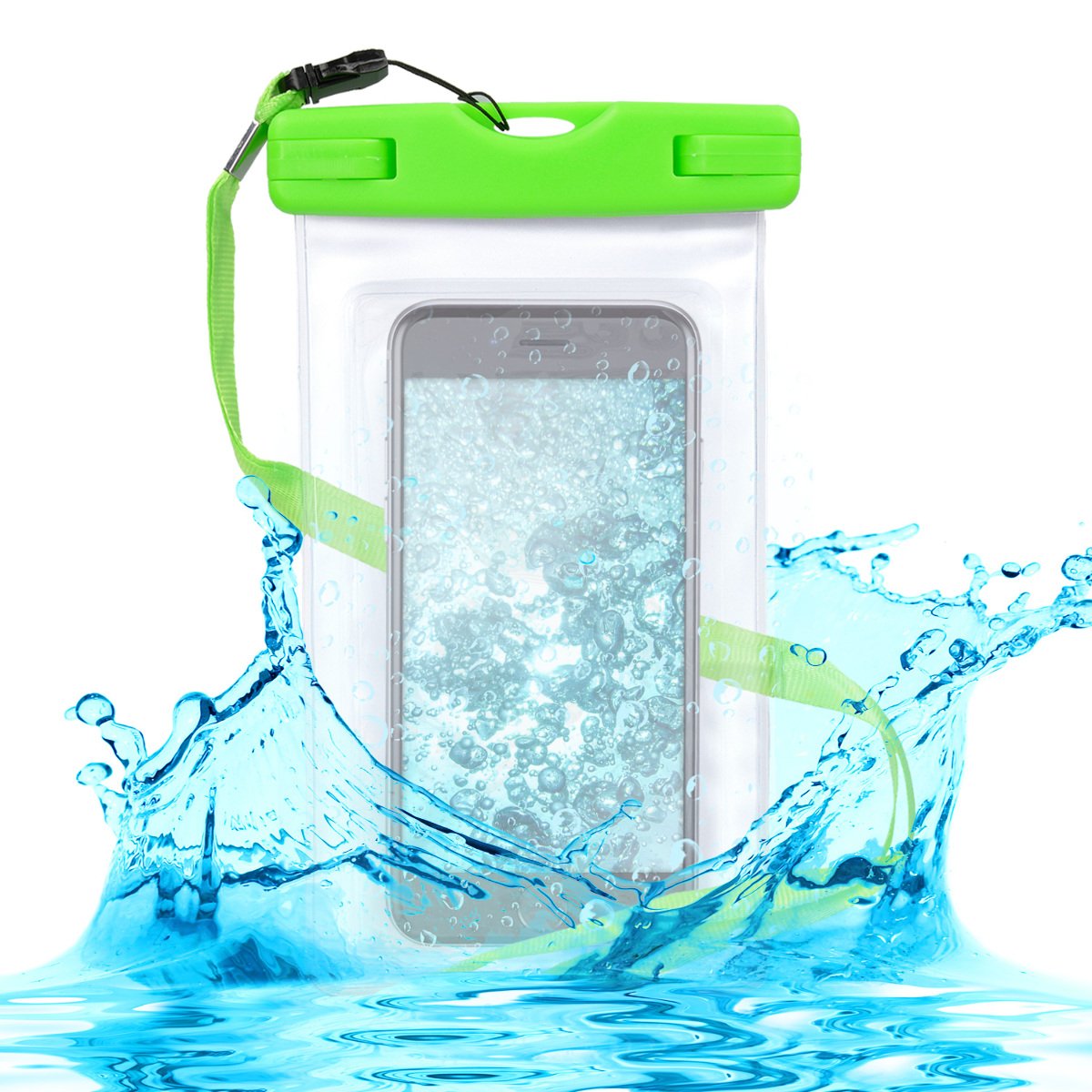 kwmobile Universal Waterproof Smartphone Pouch Watertight Sealed