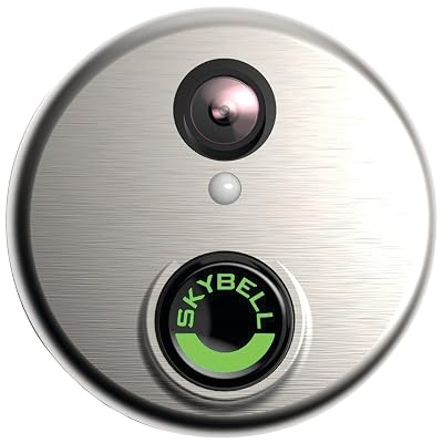 SkyBell SH02300SL HD WiFi Video Doorbell, Silver