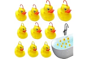 Floating Water Toy, Duck Fishing Toy with Hook, Pond Bath Toys, Hook A Duck Game for Kids Boys Girls Backyard Garden Park Poo