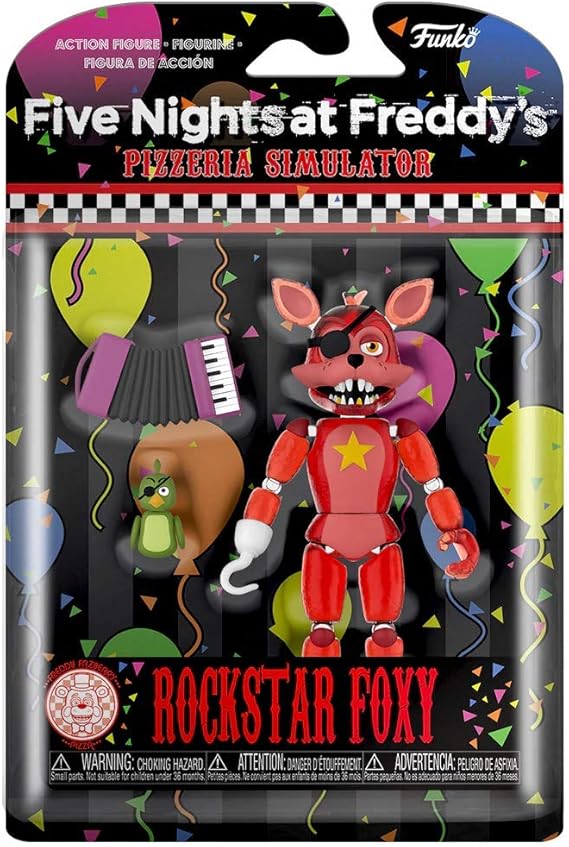 Amazon Com Funko Action Figures Five Nights At Freddy S Pizza Simulator Rockstar Foxy Toys Games