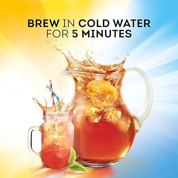LIPTON DECAF COLD BREW ICED TEA BAGS, FAMILY SIZE ZERO CALORIES, EASY-TO-MAKE WITH NO BOILING NEEDED, 66 TOTAL TEA BAGS (22CT – PACK OF 3)