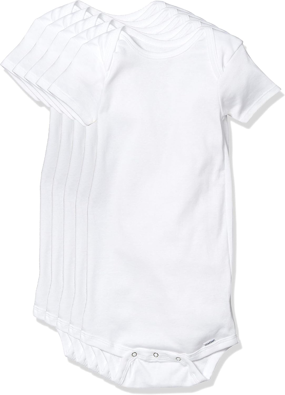 Gerber Baby 5-Pack Solid Onesies Bodysuits: Clothing