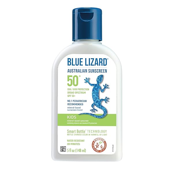 BLUE LIZARD KIDS MINERAL-BASED SUNSCREEN LOTION, SPF 50,...