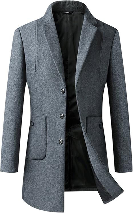 ロングコートメンズ 冬 ウール チェスターコート あったかアウター ファッション コート ジャケット 通販 Amazon