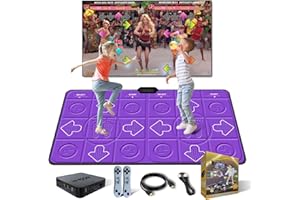 YRPRSODF Dance Mat for Kids and Adults, Double User Wireless Dance Pad Game for TV, Exercise Dancing Mat for Family Games,Gifts Ideas for Girls and Boys