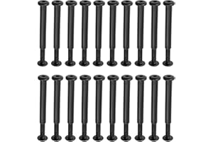 Savagrow 20 Sets M4 x 35mm Binding Post Screws Hex Drive Rivet Socket Binding Bolts Fastener Bolts Cap Nuts
