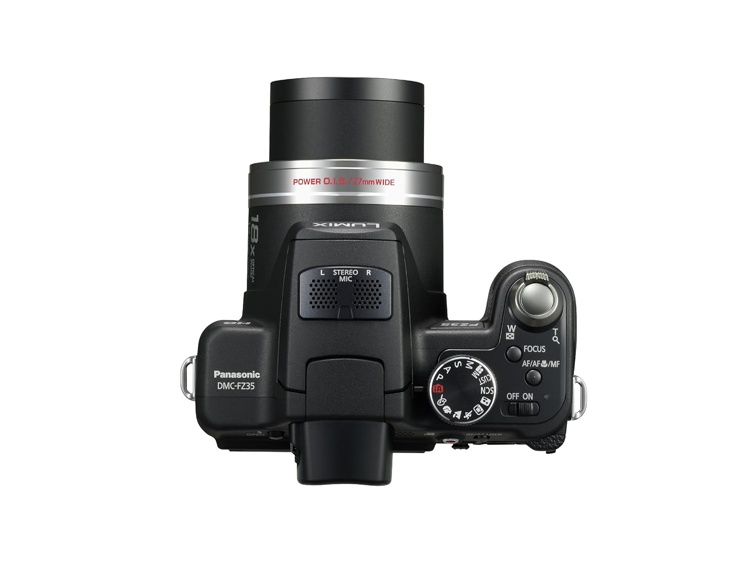 Amazon.com : Panasonic Lumix DMC-FZ35 12.1MP Digital Camera with 18x POWER  Optical Image Stabilized Zoom and 2.7 inch LCD (Discontinued by  Manufacturer) ...