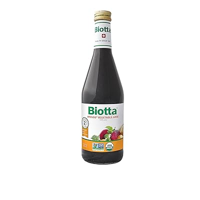 Biotta Organic Breuss Vegetable Juice, 6 bottles