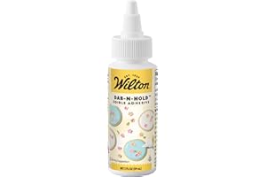 Wilton Dab-N-Hold Edible Adhesive, Strong Food-Safe Glue for Cake Decorating, Fondant, Sugar Sheets & Icing Decorations, Clear, 2-oz