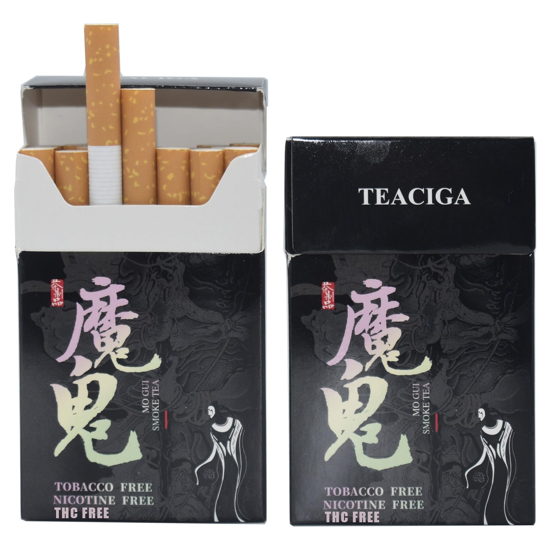 YFIONE Herbal Cigarettes Tobacco Free, Nicotine Free, THC Free, Vape  Alternative Cigarettes for Quit Smoking, 2 Packs-40 Smokes, Black in Kenya 