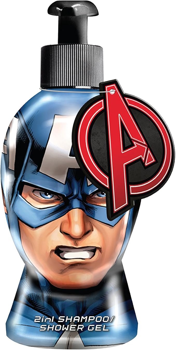 Avengers - Marvel Capitán América 2in1 Gel/Champú para ducha - 300 ml