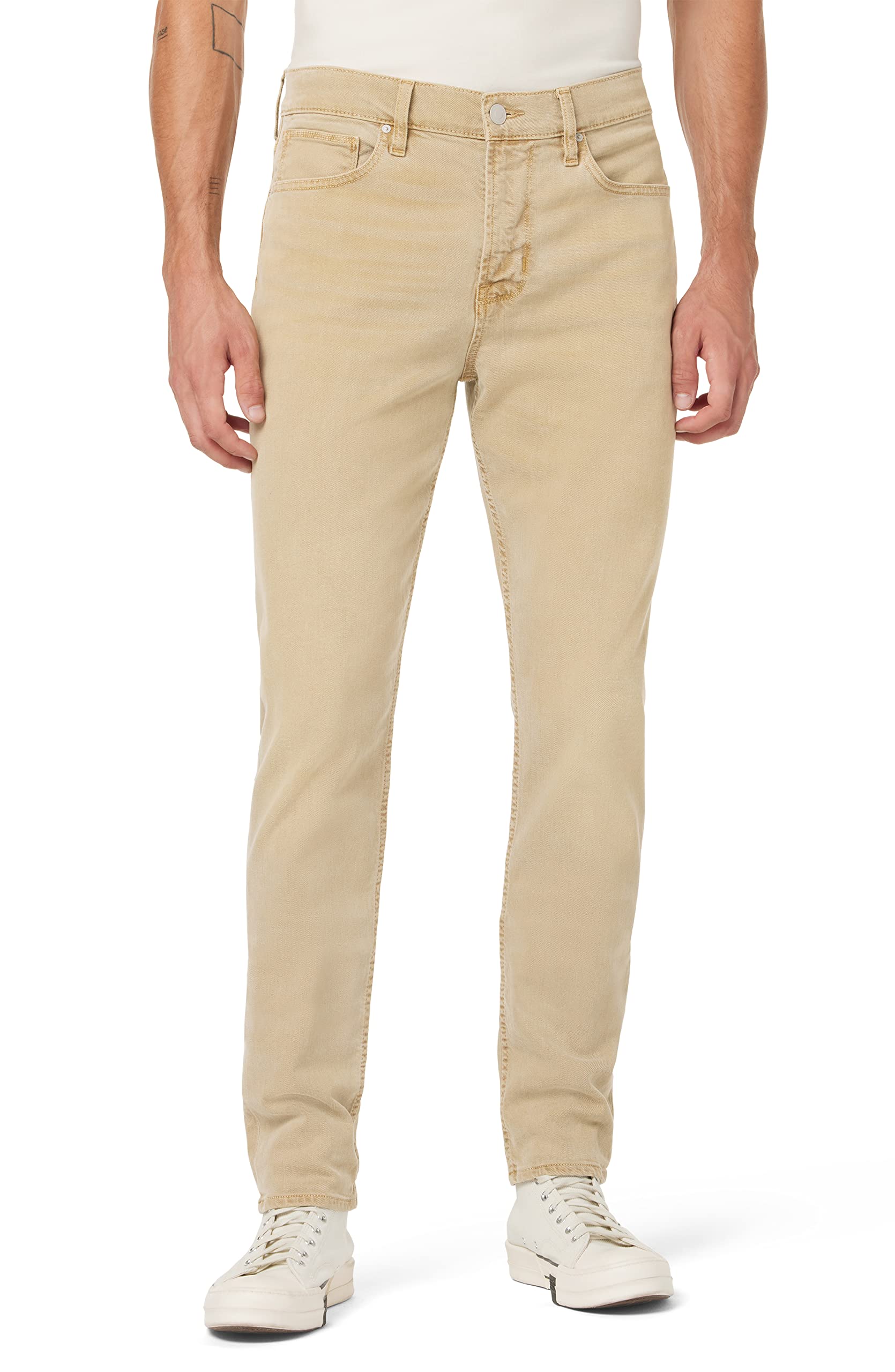 Hudson Jeans Men’s Axl Slim Jeans, Khaki, 38