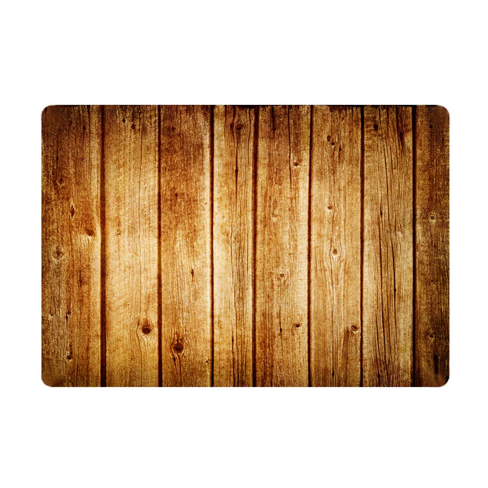 Hidecor Front Door Mat Indoor Welcome Rustic Old Barn Wood Doormat