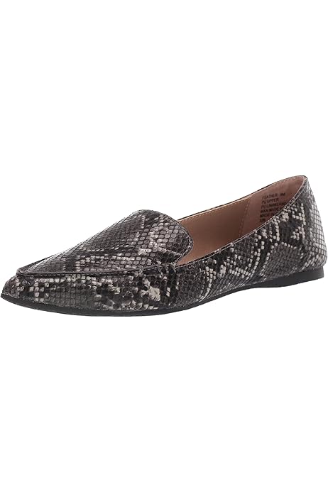 steve madden feather snake flats