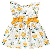 Mioglrie Baby Girl Dress Summer Girl Clothes Infant Outfits Newborn Ruffle Sleeveless Sundress Cute Dresses for Girls