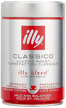 illy Espresso gemahlen, classico, klassisch-samtig 250g