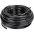 Hourleey 50 Feet Blank Distribution Tubing Irrigation Drip Hose, 1/4 Inch Drip Line