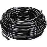 Hourleey 50 Feet Blank Distribution Tubing Irrigation Drip Hose, 1/4 Inch Drip Line