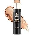 FV Cream Highlighter Stick, Blendable & Long Lasting Highlight Stick with Natural Finish, Shimmer Face Highlighter Makeup for Glowing Skin & Eyeshadow, Cruelty-free, 03 Champagne