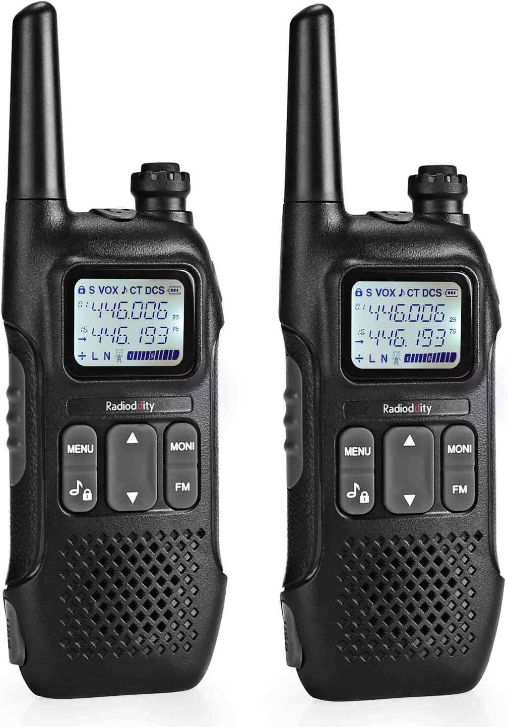 Radioddity PR-T1 Talkie-Walkie Enfant PMR446 Rechargeable – Lot De 4 Avec Écran Et Charge USB