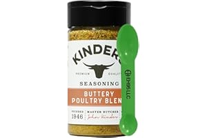 EH95 LLC Kinders Seasoning Buttery Poultry Blend and Rub 5 oz - (Pack of 1) 2 in 1 Measuring Spoon Included