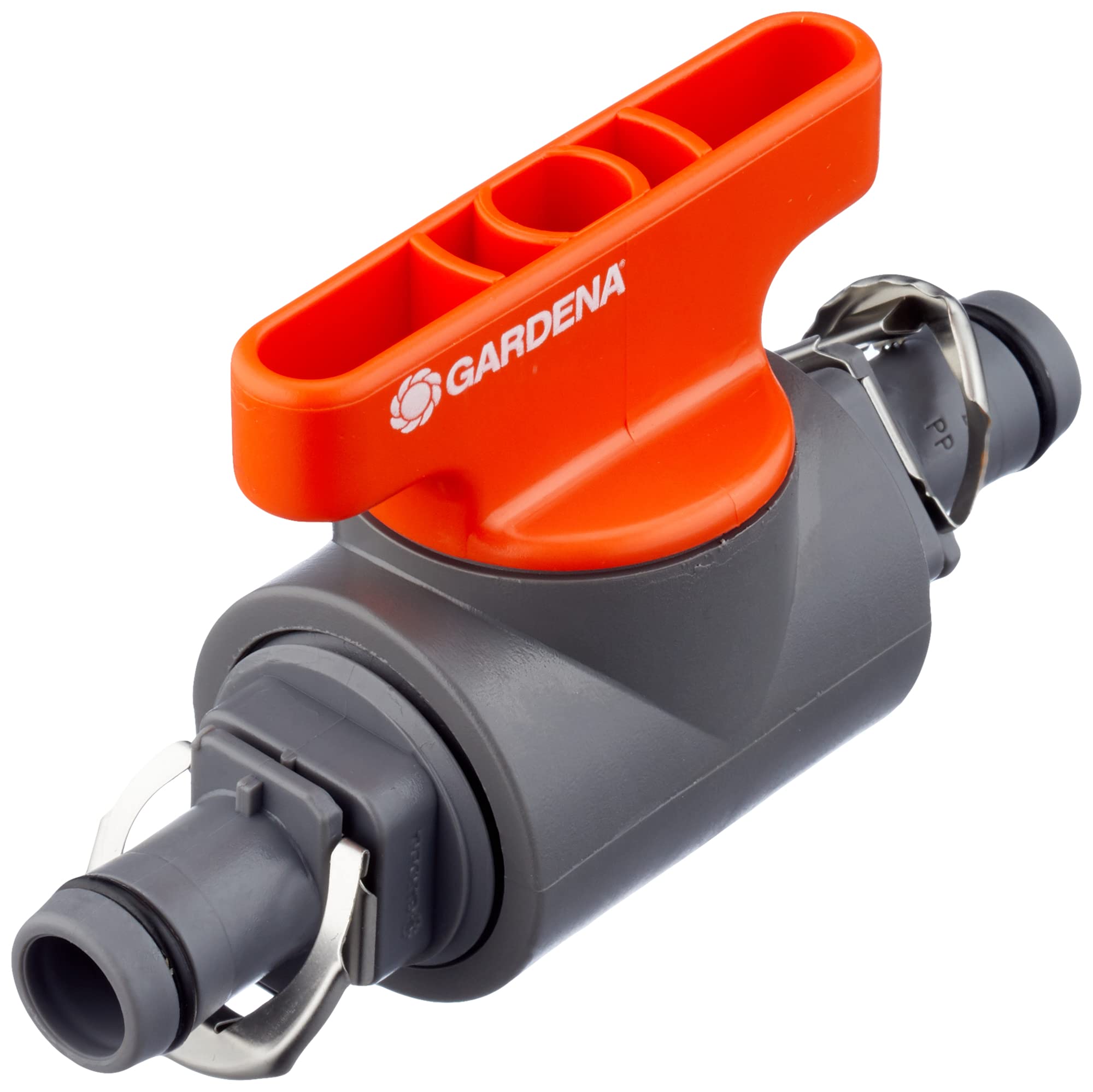 GARDENA Micro-Drip System Shut-Off Valve 13 mm (1/2"): Control valve for blocking individual connecting pipe lines (Art. No. 1346, 1347) (8358-20)