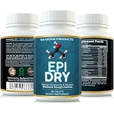 Nuderm Epi Dry HYPERHIDROSIS Treatment Pills Stop Sweating, Sweaty Hands Sweaty Feet Night Sweats Stress Sweat Sweaty Underarms Naturally Proven Antiperspirant Vitamins Treats Hyperhidrosis