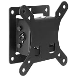 Mount-It! Small TV Wall Mount with Quick Release | Fits 13-32 Inch Screens | Low-Profile Slim Design | Tilting VESA Wall Mount 75x75 & 100x100 | RV & Office Compatible | 30lb Capacity