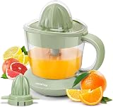 Aigostar Orange Juicer Electric Citrus Juicer 700ml Bowl Scale Green Henry 031IN